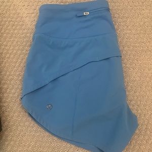 Lululemon Speed Up shorts 4" - blue nile size 2